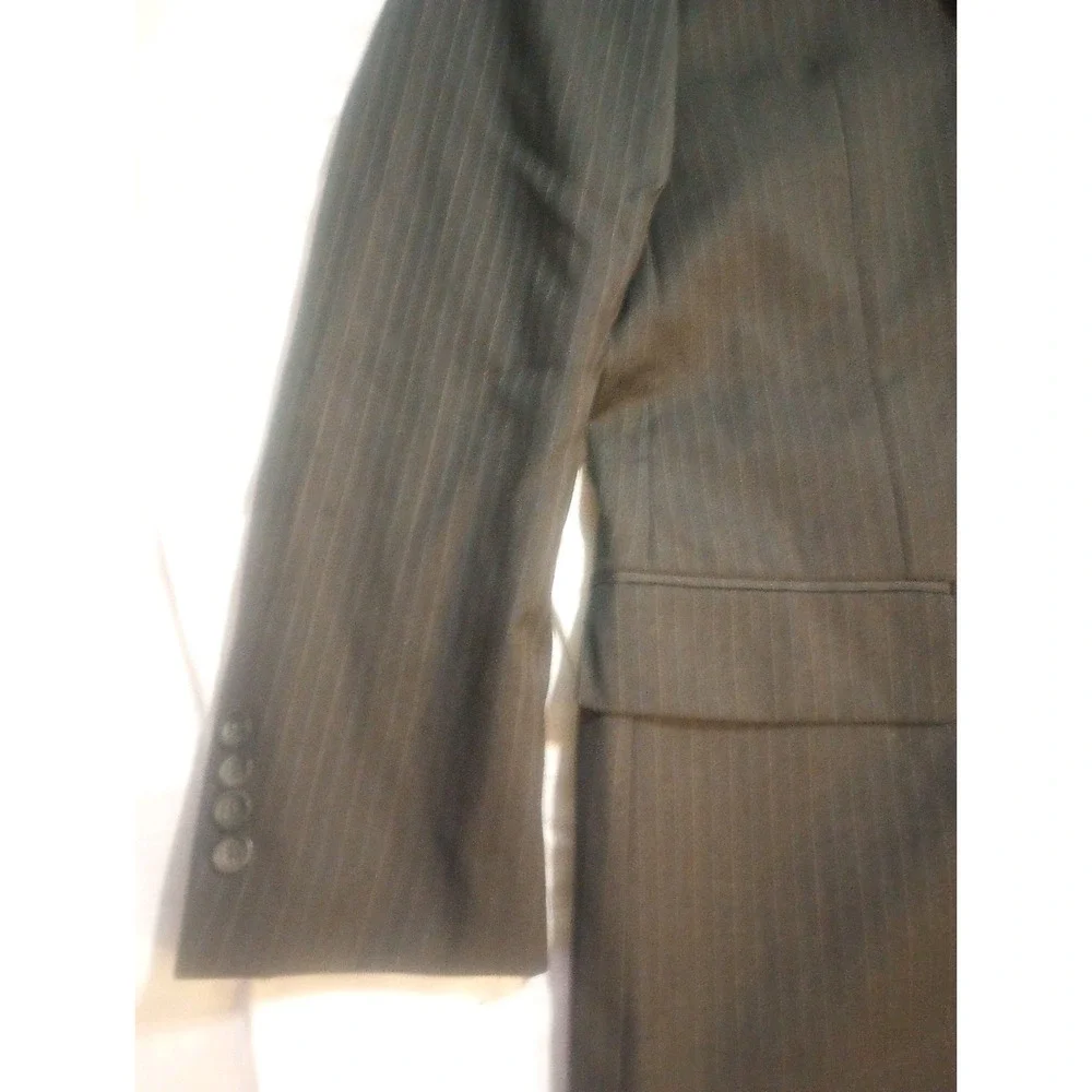 Joseph And Feiss Sport Coat Silver‎ Lining Pinstripe 37 Reg 2 Button Wool